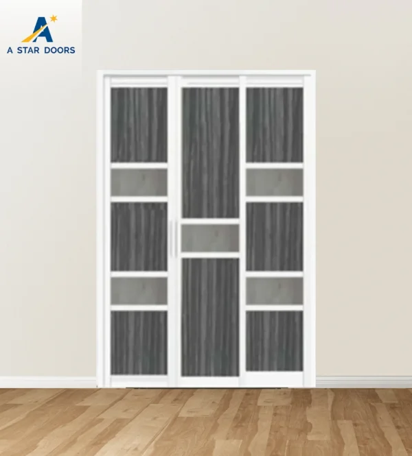 3 Panel slide and swing kitchen Door