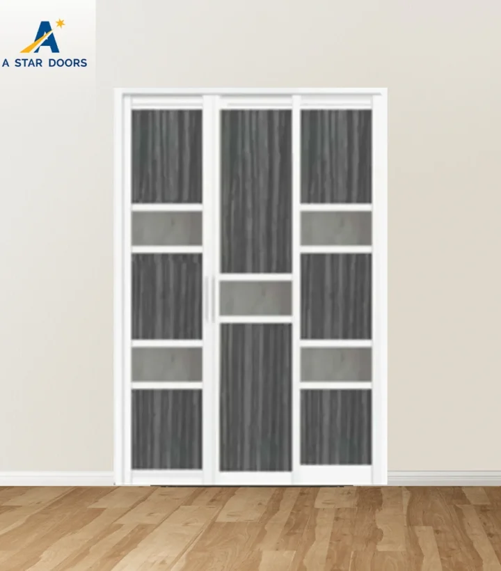 3 Panel slide and swing kitchen Door