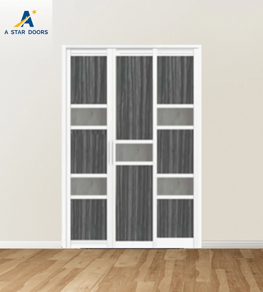 3 Panel slide and swing kitchen Door
