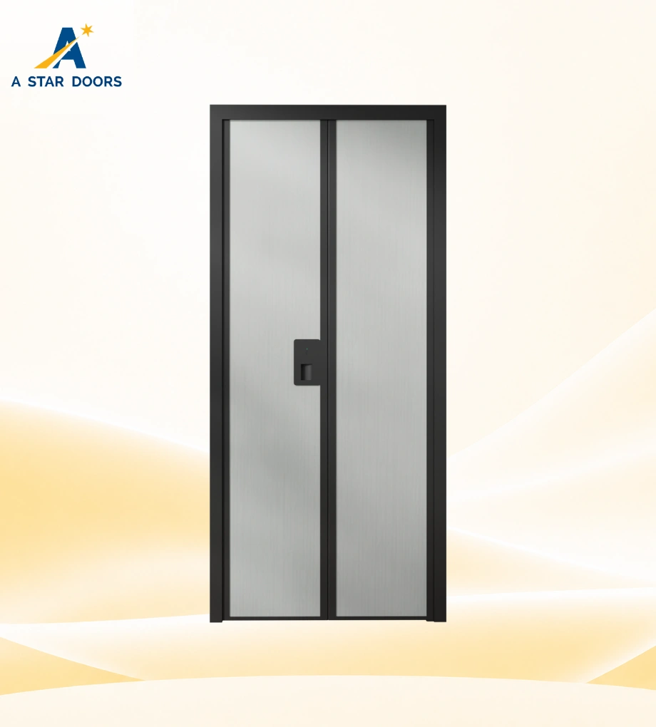 Alulux Aluminium Bifold Toilet Door - AF801