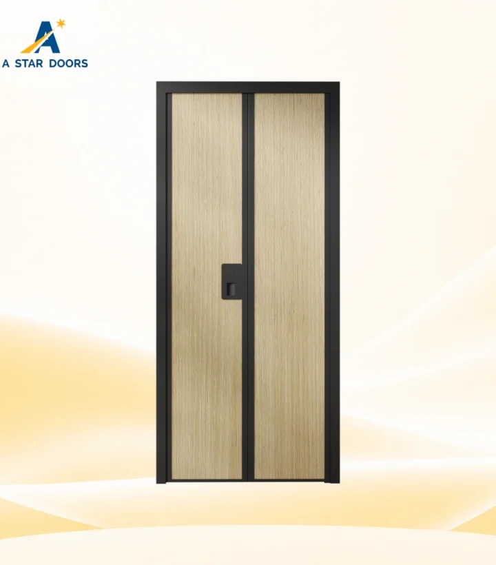Alulux Aluminium Bifold Toilet Door - AF803