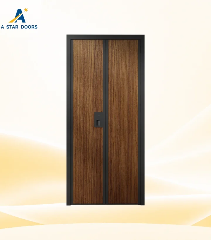 Alulux Aluminium Bifold Toilet Door - AF805