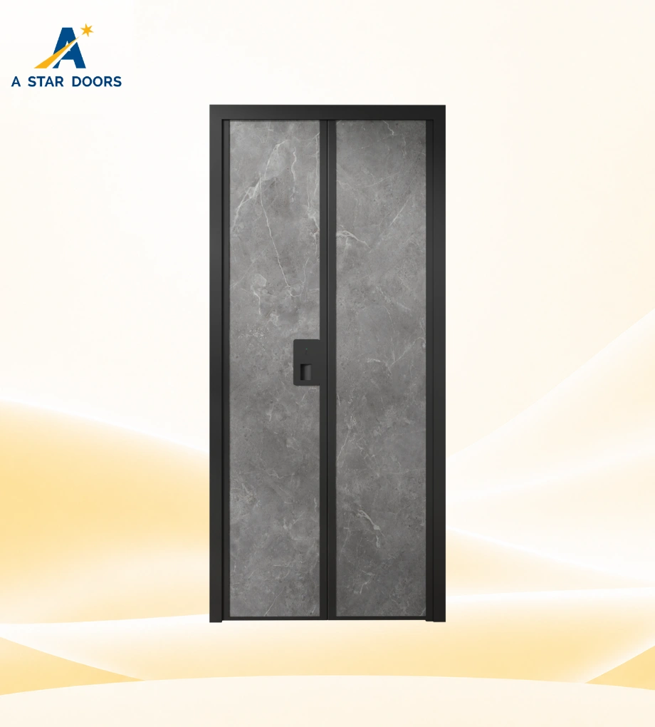 Alulux Aluminium Bifold Toilet Door - AF806