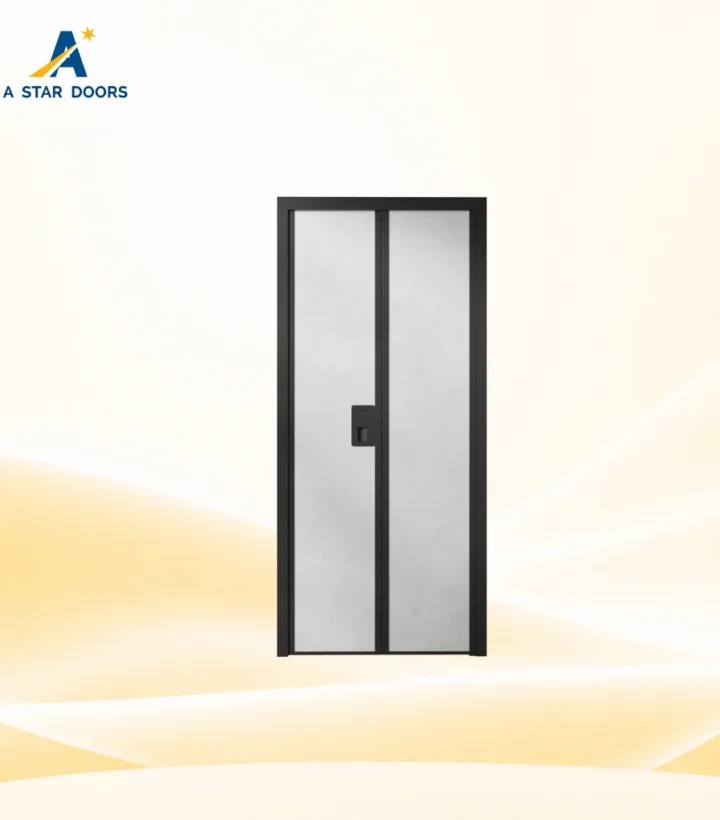 Alulux Aluminium Bifold Toilet Door - AF807