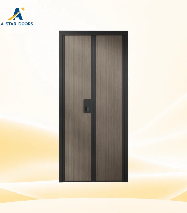 Alulux Aluminium Bifold Toilet Door - AF808