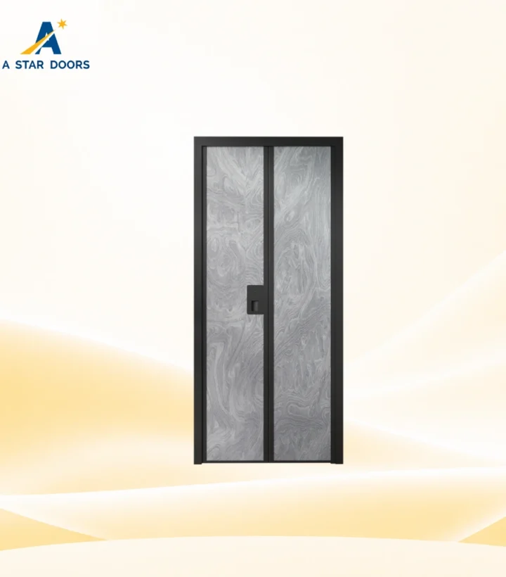 Alulux Aluminium Bifold Toilet Door - AF810