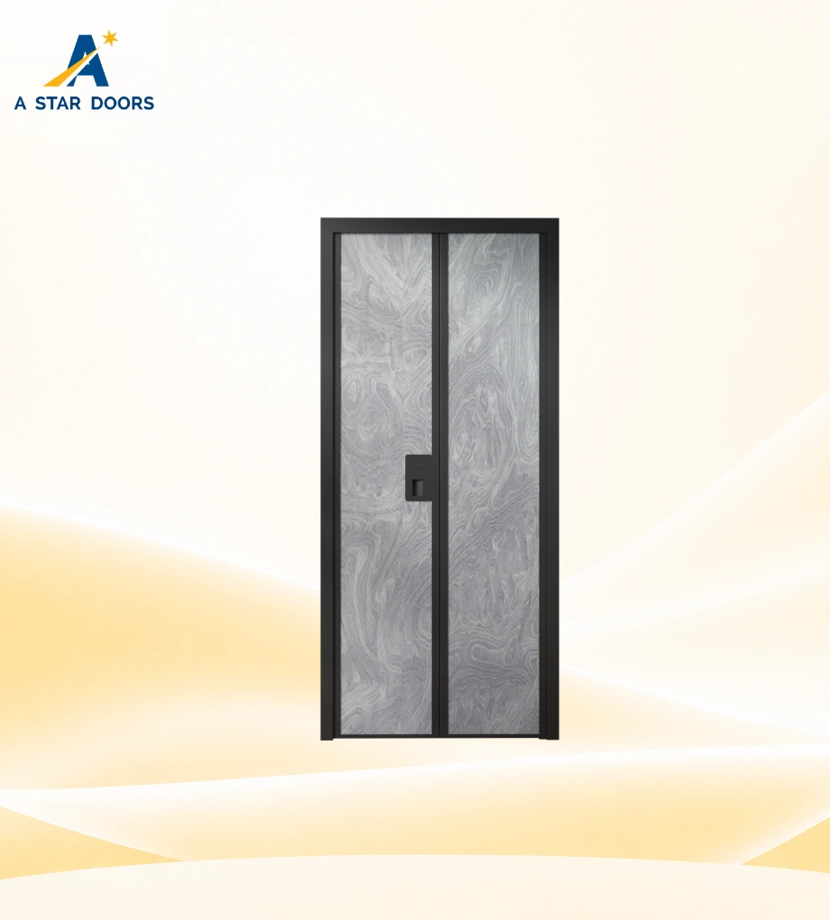 Alulux Aluminium Bifold Toilet Door - AF810