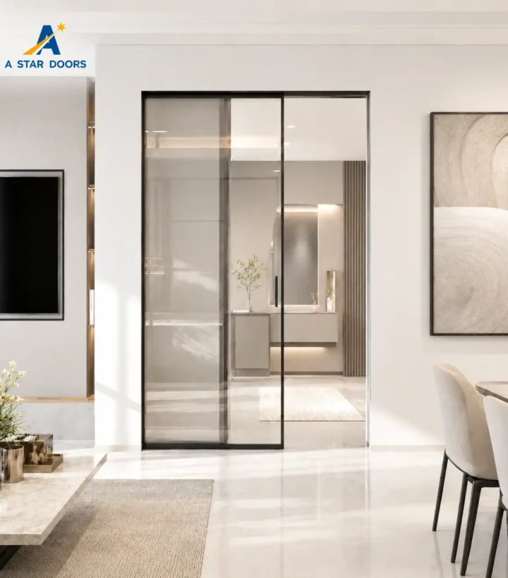 Aluminium Ghost Slidng Glass Door