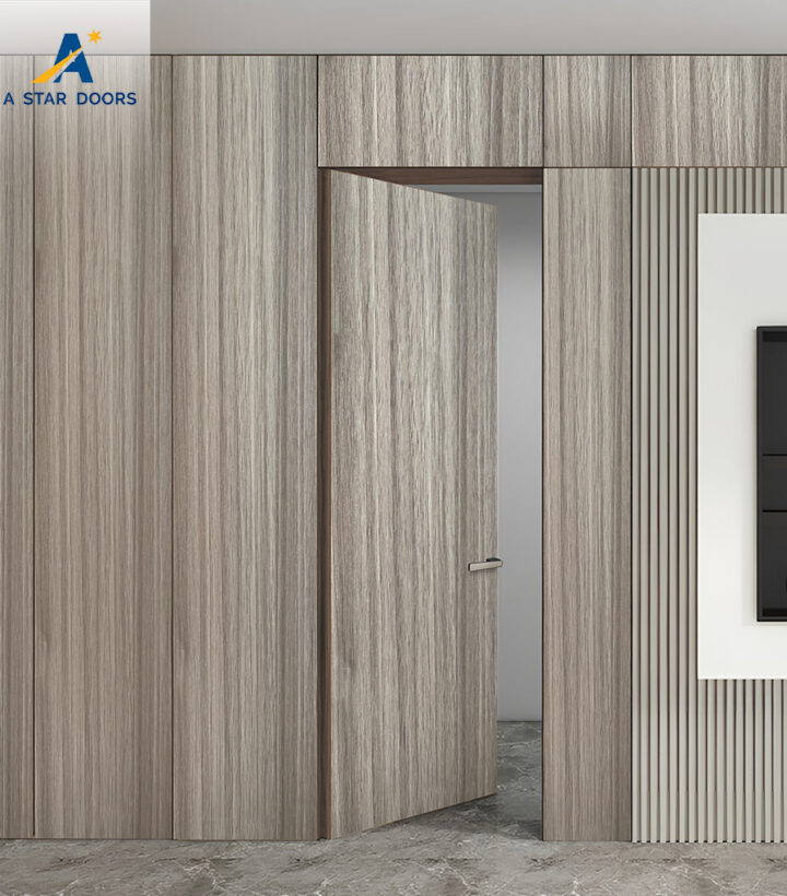 Aluminium Wooden Bedroom Door - 01