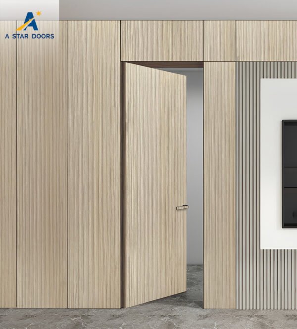 Aluminium Wood Bedroom Door GJF10401-57T