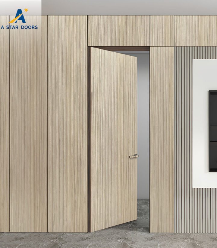 Aluminium Wooden Bedroom Door - 02