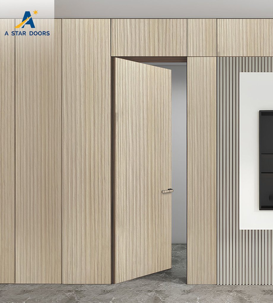 Aluminium Wood Bedroom Door GJF10401-57T