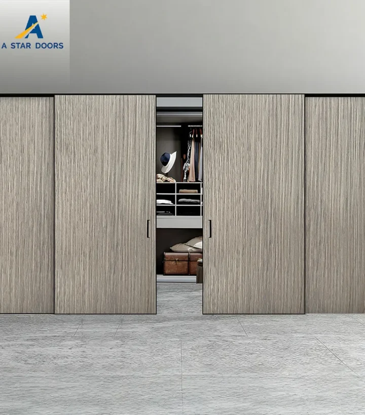 Aluminium Wooden Sliding Door - AWSD-01