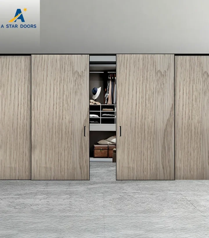 Aluminium Wooden Sliding Door - AWSD-03