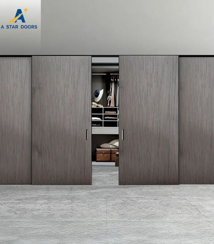 Aluminium Wooden Sliding Door - AWSD-02