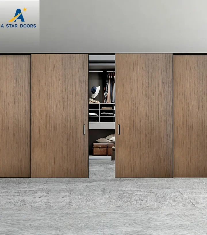 Aluminium Wooden Sliding Door - AWSD-04