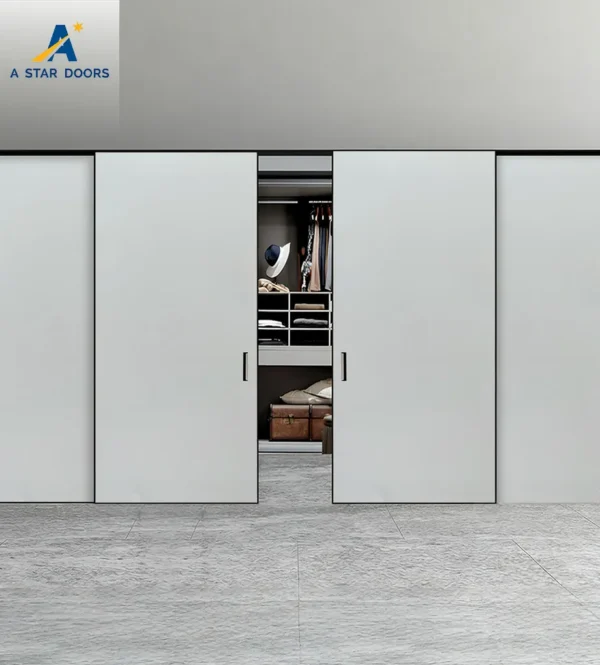 Aluminium wooden sliding door