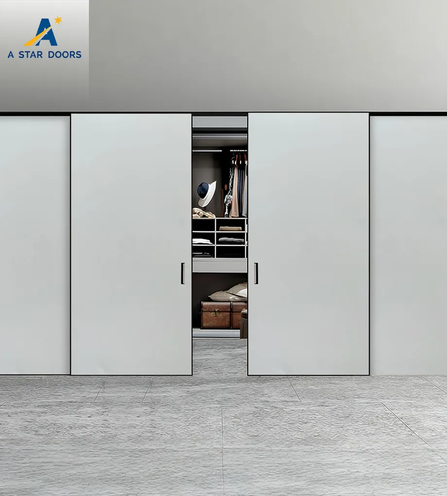 Aluminium wooden sliding door