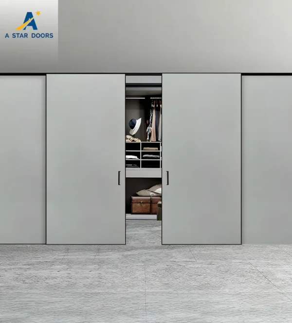 Aluminium wooden sliding door