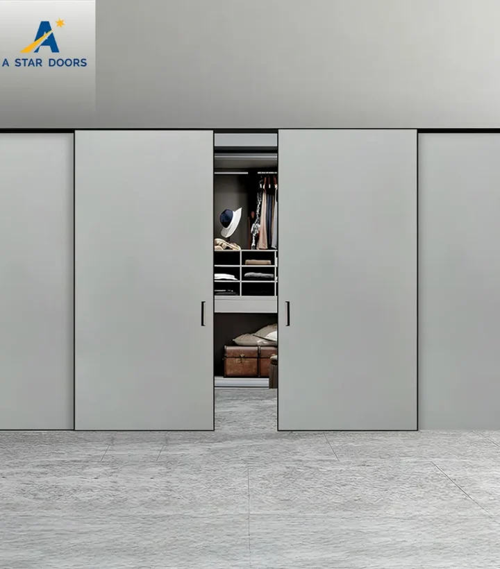 Aluminium Wooden Sliding Door - AWSD-06
