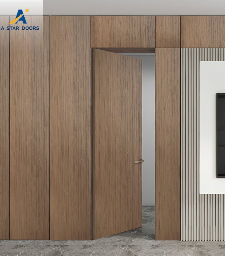 Aluminium Wooden Bedroom Door - 03