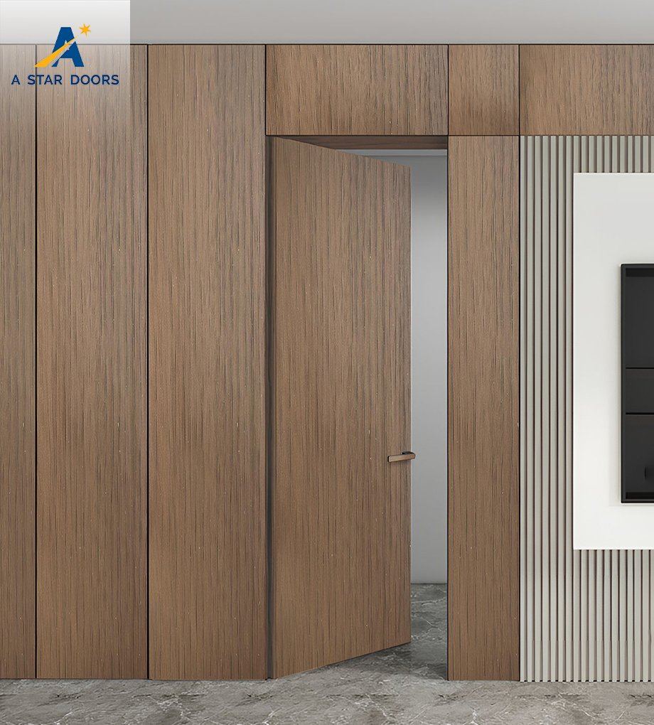 Aluminium Wooden Bedroom Door - 03