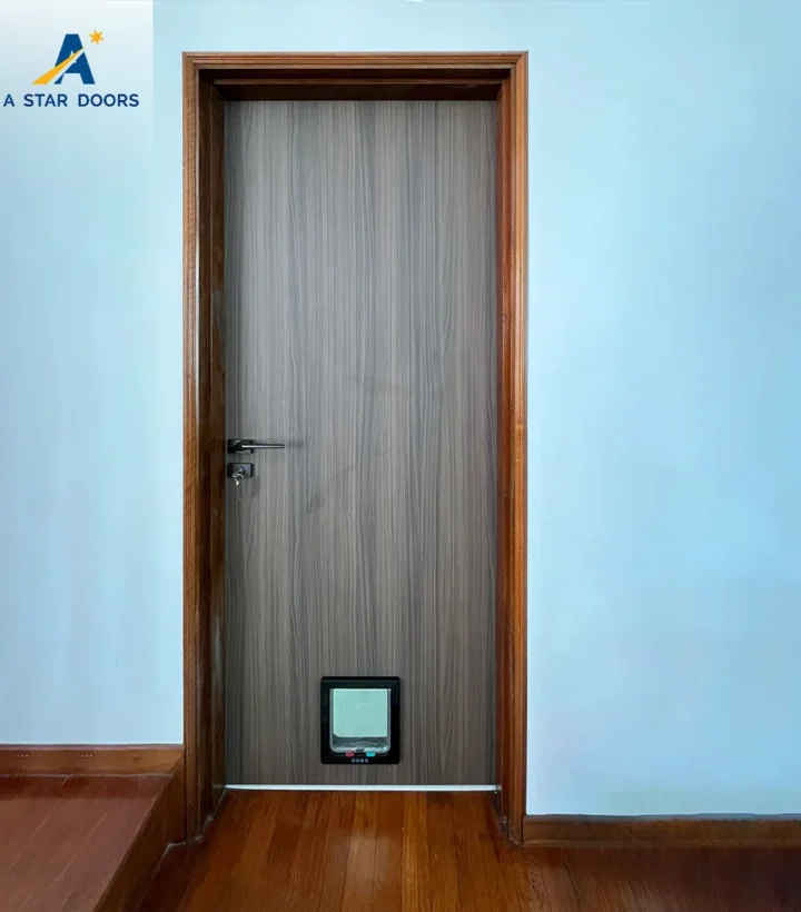 Pet-friendly Laminate Bedroom Door - 01