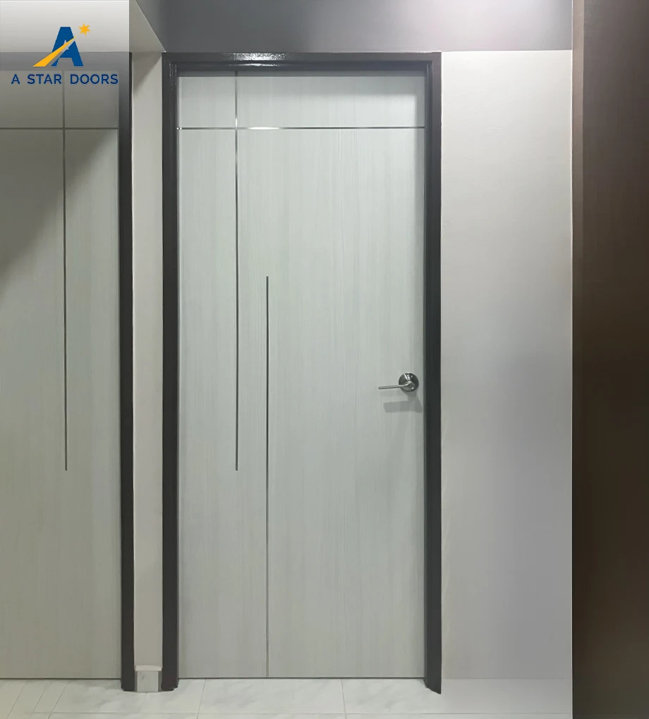 SS Line Design Timber Bedroom Door
