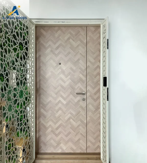 Solid Wood Main Door -05