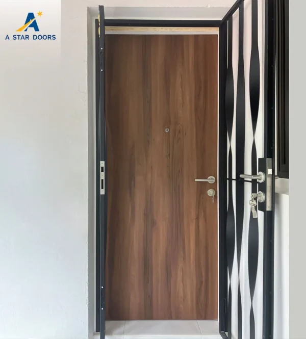 Solid Wood Main Door - SD-07