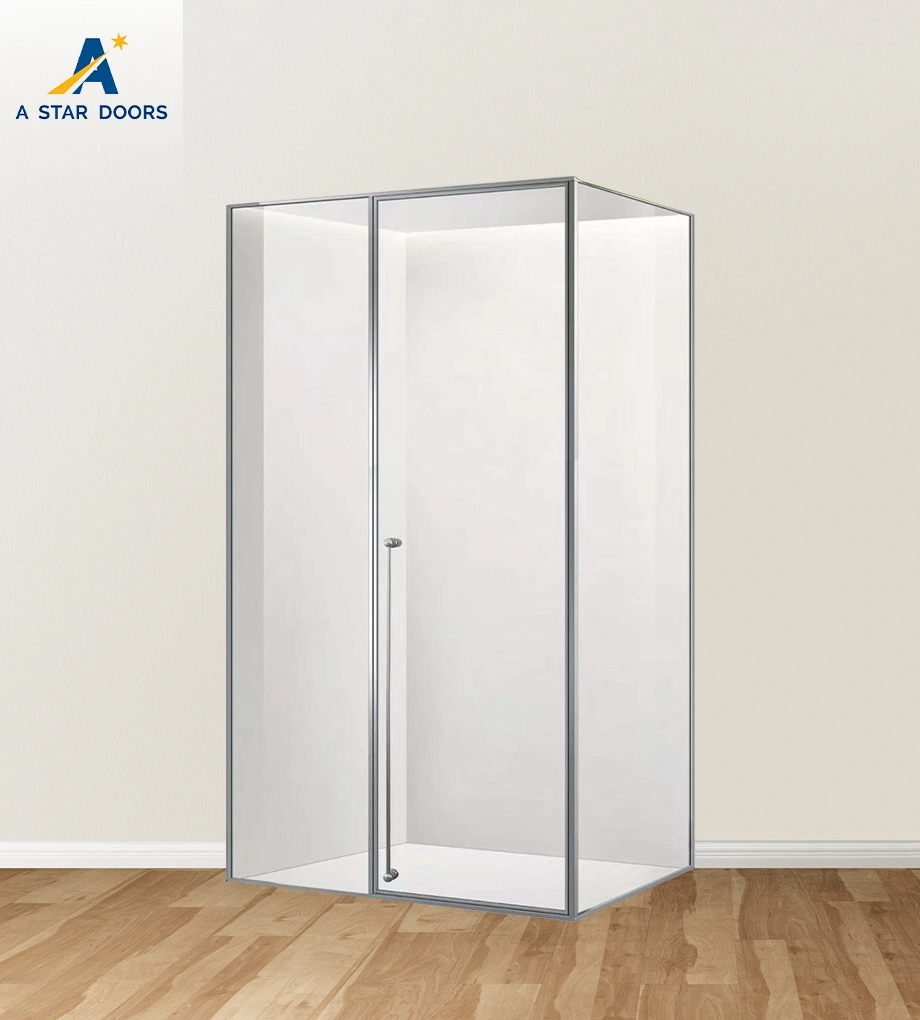 Three-Panel Diamond Swing Shower Screen