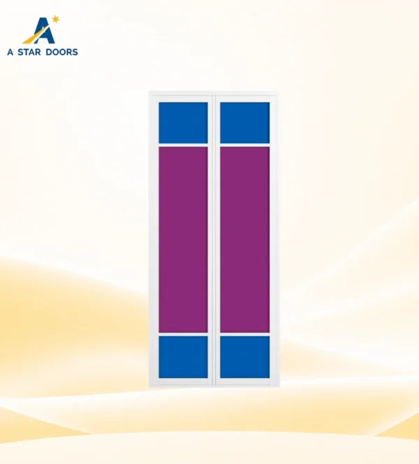 Aluminium Bifold Toilet Door BF-101