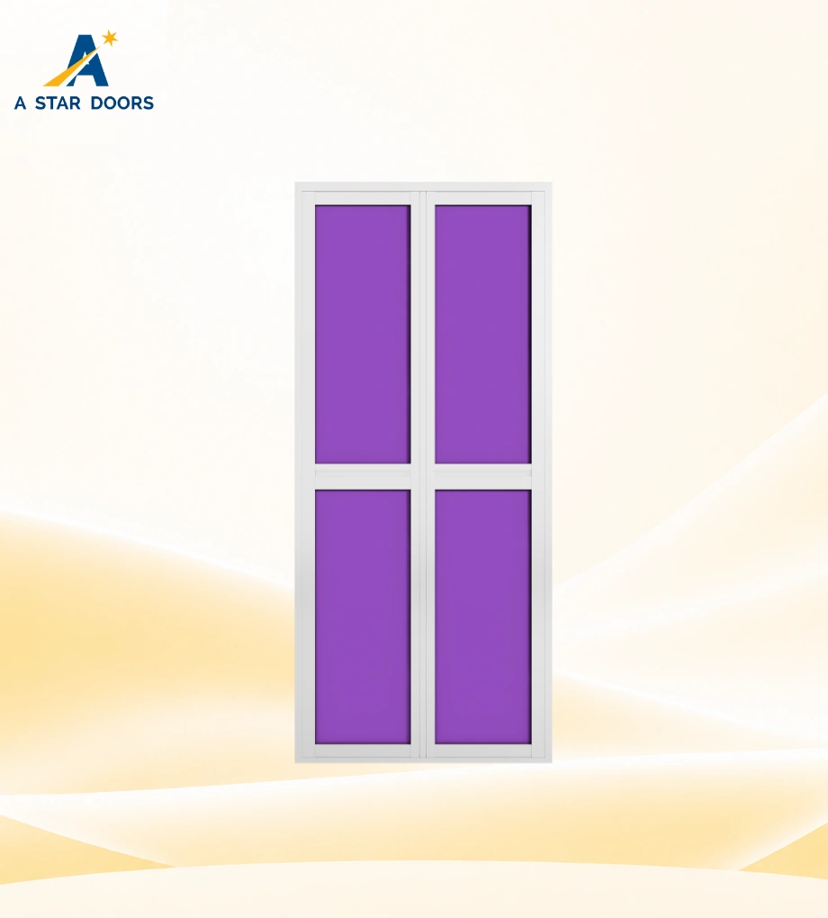 Aluminium Bifold Toilet Door BF-102