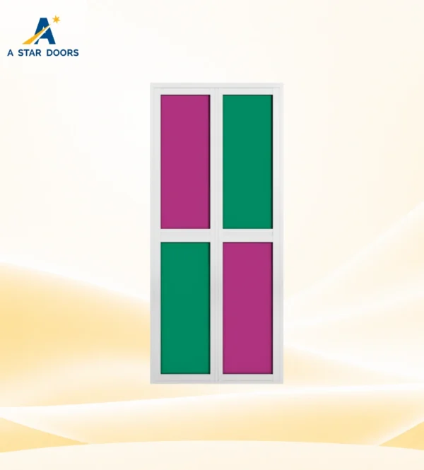 Aluminium Bifold Toilet Door BF-105