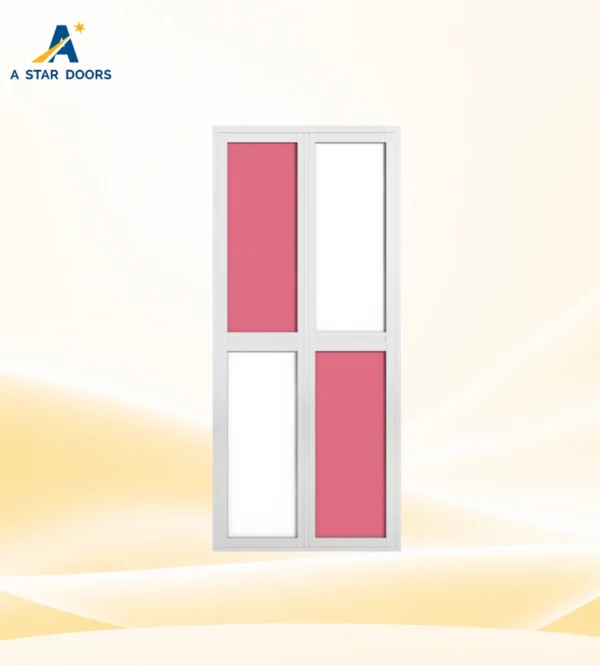 Aluminium Bifold Toilet Door BF-108