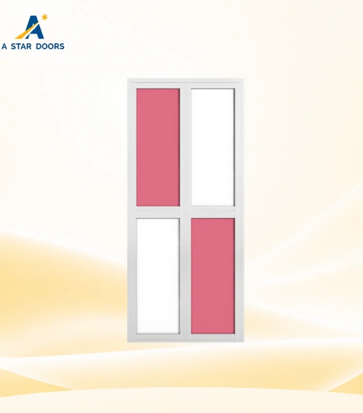 Aluminium Bifold Toilet Door - BTD-06