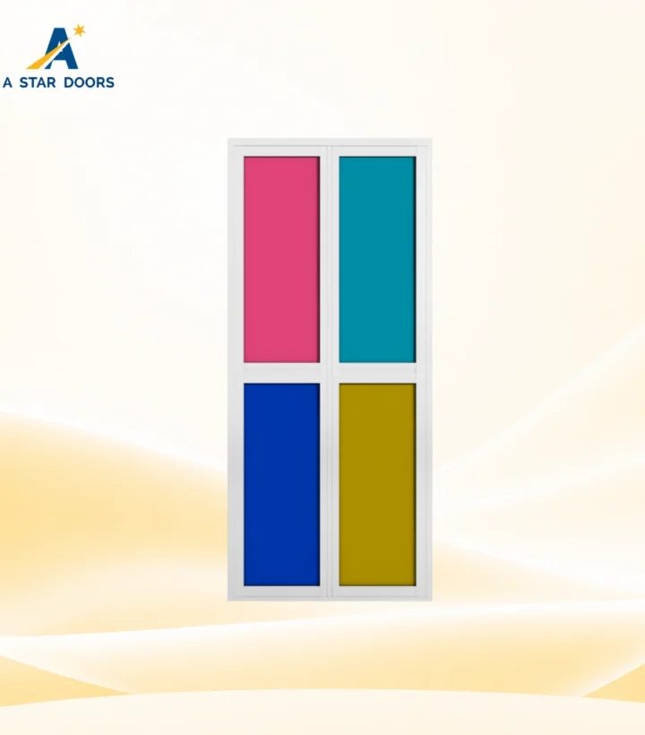 Aluminium Bifold Toilet Door - BTD-07