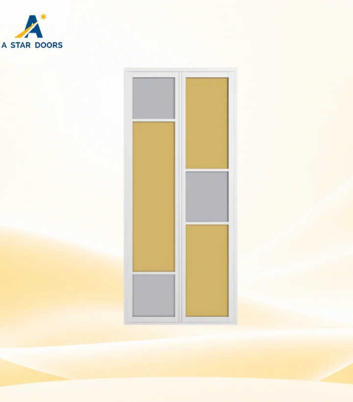 Aluminium Bifold Toilet Door - BTD-08