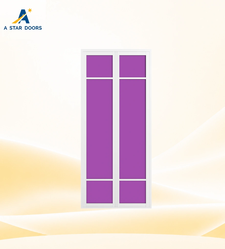 Aluminium Bifold Toilet Door BF-112