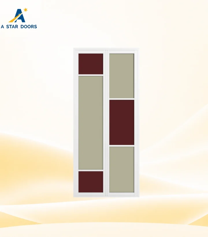 Aluminium Bifold Toilet Door - BTD-10