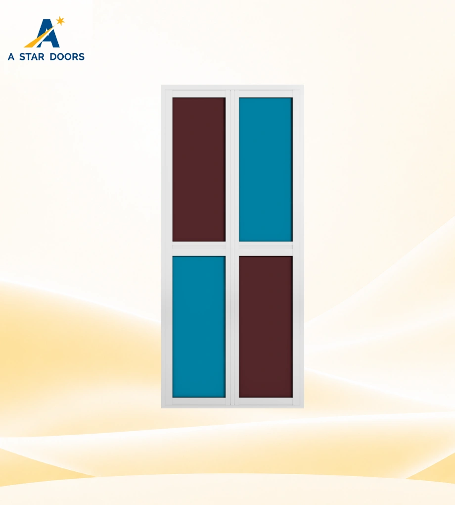 Aluminium Bifold Toilet Door BF-114
