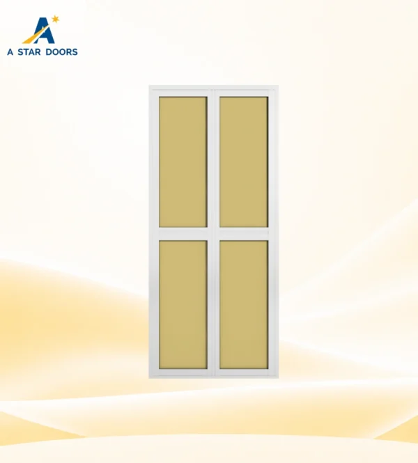 Aluminium Bifold Toilet Door BF-115