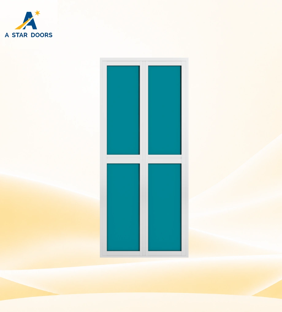 Aluminium Bifold Toilet Door BF-116