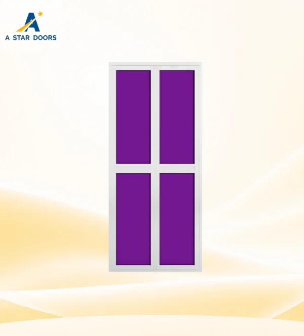 Aluminium Bifold Toilet Door BF-118