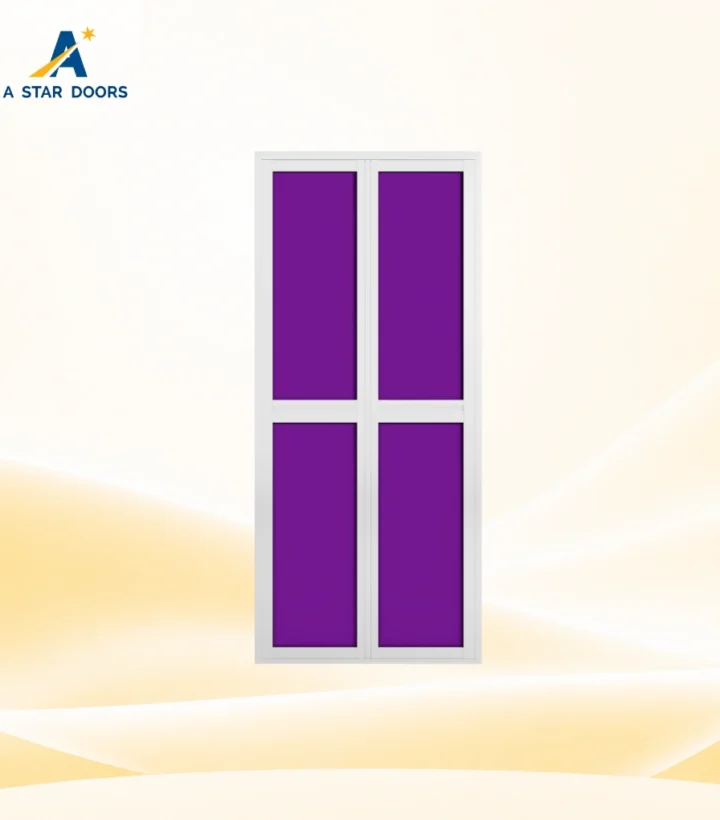 Aluminium Bifold Toilet Door - BTD-15