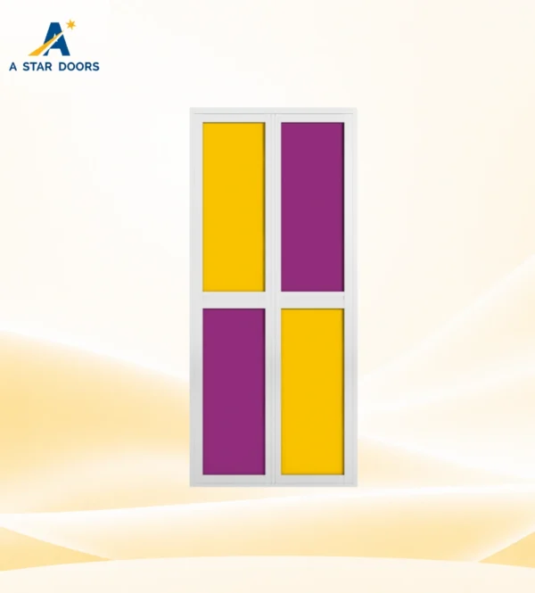 Aluminium Bifold Toilet Door BF-119