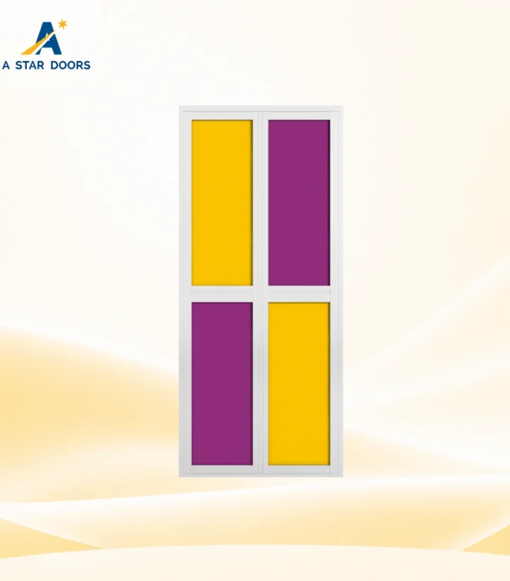 Aluminium Bifold Toilet Door - BTD-16