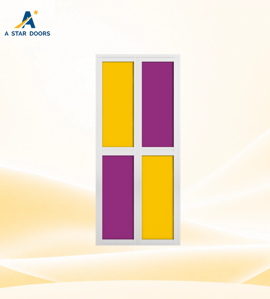 Aluminium Bifold Toilet Door BF-119