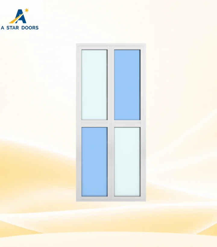 Aluminium Bifold Toilet Door - BTD-17