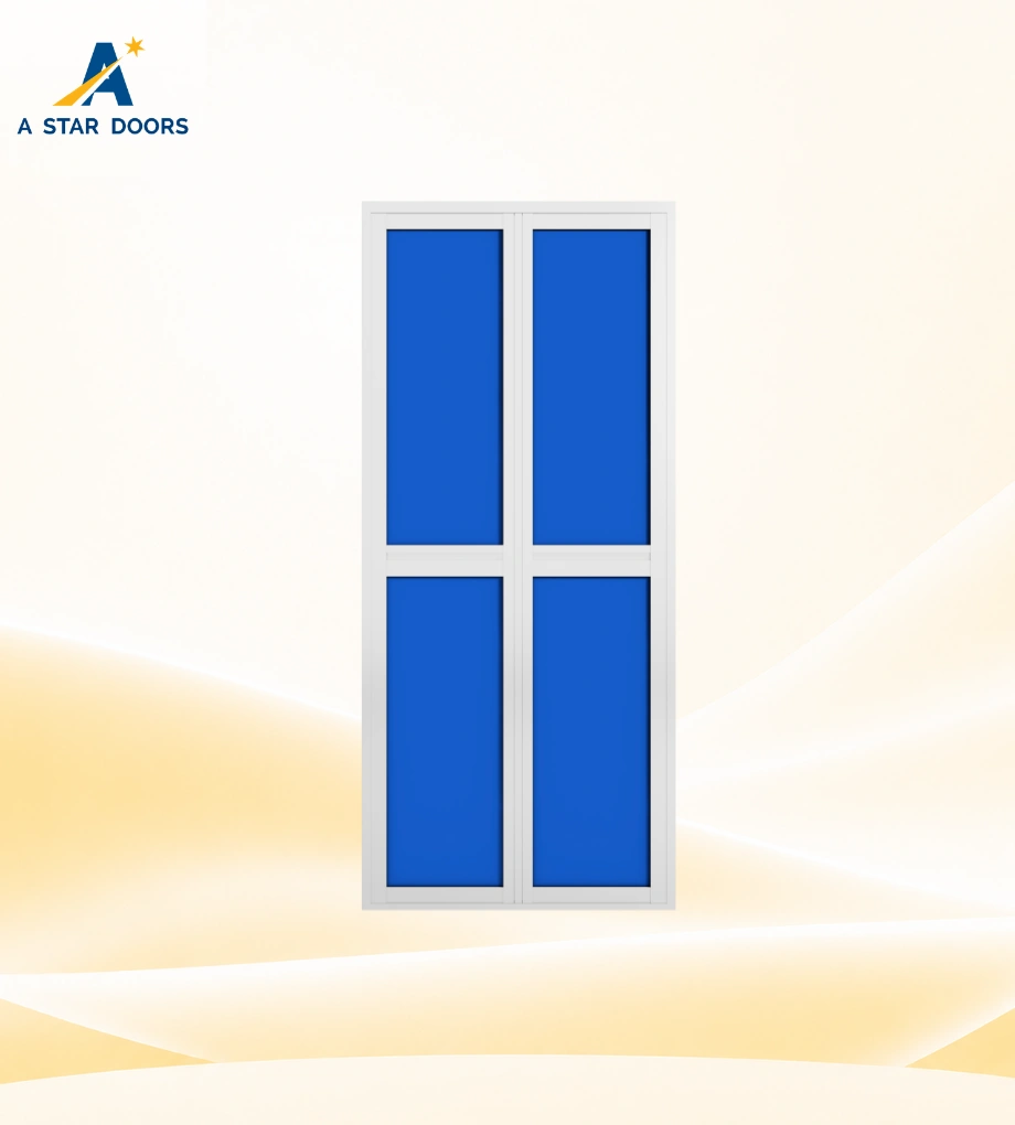 Aluminium Bifold Toilet Door BF-123